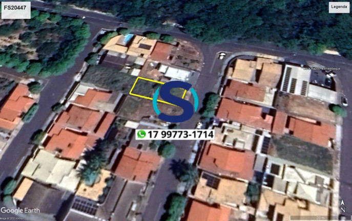 Imagem Terreno à Venda, 225 m² em Residencial Santa Filomena - Fernandópolis Imagem Terreno à Venda, 225 m² em Residencial Santa Filomena - Fernandópolis