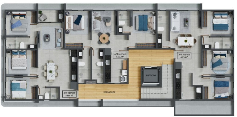 Imagem Apartamento com 3 Quartos à Venda, 59 m² em Bessa - João Pessoa Imagem Apartamento com 3 Quartos à Venda, 59 m² em Bessa - João Pessoa