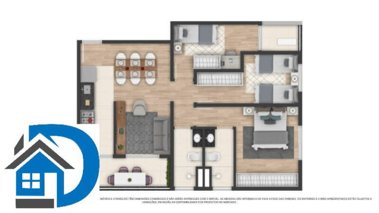 Imagem Apartamento com 2 Quartos à Venda, 51 m² em Vila Hortência - Sorocaba Imagem Apartamento com 2 Quartos à Venda, 51 m² em Vila Hortência - Sorocaba