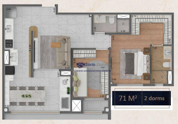 Imagem Apartamento com 2 Quartos à Venda, 71 m² em Vila Albertina - São Paulo Imagem Apartamento com 2 Quartos à Venda, 71 m² em Vila Albertina - São Paulo