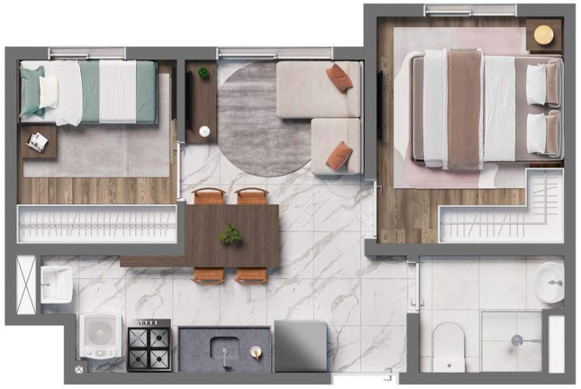 Imagem Apartamento com 2 Quartos à Venda, 31 m² em Jardim Piratininga - São Paulo Imagem Apartamento com 2 Quartos à Venda, 31 m² em Jardim Piratininga - São Paulo