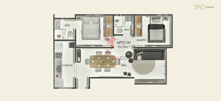 Imagem Apartamento com 1 Quarto à Venda, 36 m² em Intermares - Cabedelo Imagem Apartamento com 1 Quarto à Venda, 36 m² em Intermares - Cabedelo