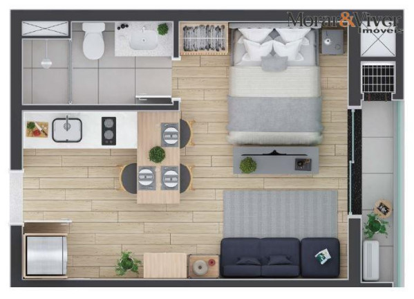 Imagem Apartamento com 3 Quartos à Venda, 96 m² em Portão - Curitiba
