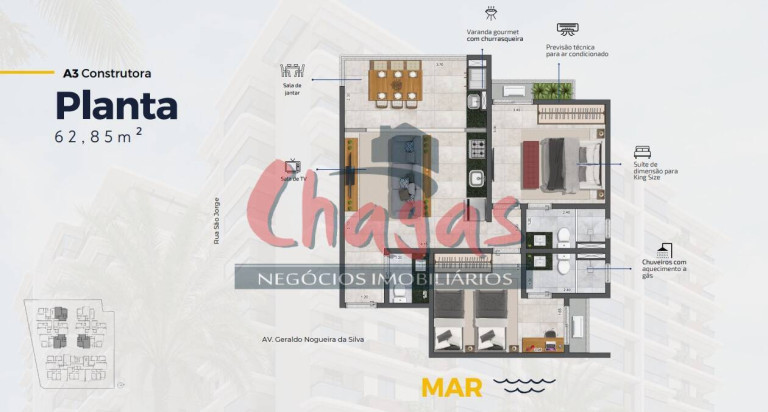 Imagem Apartamento com 2 Quartos à Venda, 60 m² em Praia Das Palmeiras - Caraguatatuba Imagem Apartamento com 2 Quartos à Venda, 60 m² em Praia Das Palmeiras - Caraguatatuba