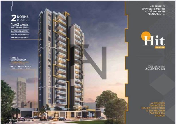 Apartamento com 2 Quartos à Venda, 60 m² em Jardim - Santo André