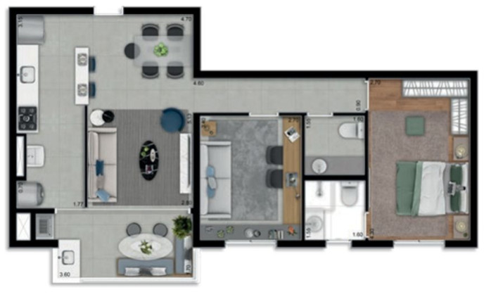 Imagem Apartamento com 3 Quartos à Venda, 86 m² em Centro - Barueri Imagem Apartamento com 3 Quartos à Venda, 86 m² em Centro - Barueri