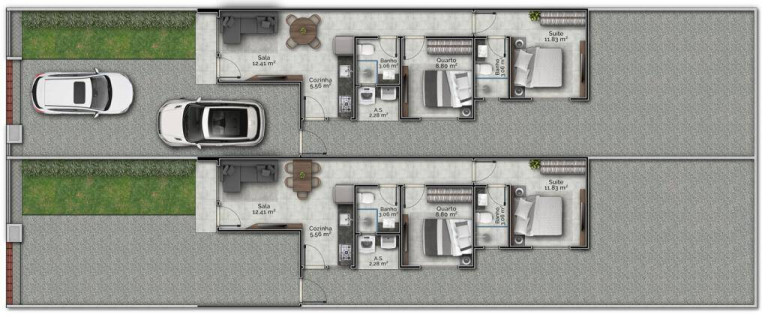 Imagem Casa com 2 Quartos à Venda, 63 m² em Dom Geraldo - Tijucas