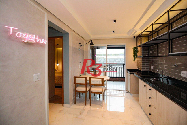 Imagem Apartamento com 1 Quarto à Venda, 41 m² em Aparecida - Santos