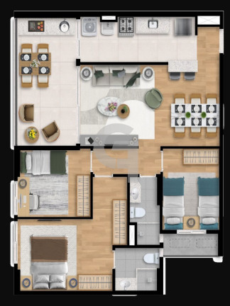 Imagem Apartamento com 3 Quartos à Venda, 74 m² em Jaguaribe - Salvador Imagem Apartamento com 3 Quartos à Venda, 74 m² em Jaguaribe - Salvador