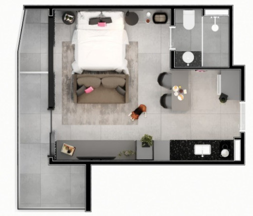Imagem Imóvel com 1 Quarto à Venda, 31 m² em Santa Helena - Vitória Imagem Imóvel com 1 Quarto à Venda, 31 m² em Santa Helena - Vitória