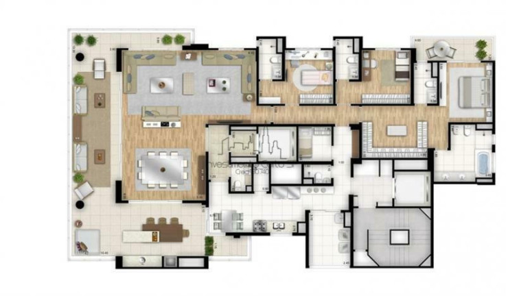 Imagem Apartamento com 4 Quartos à Venda, 288 m² em Moema - São Paulo