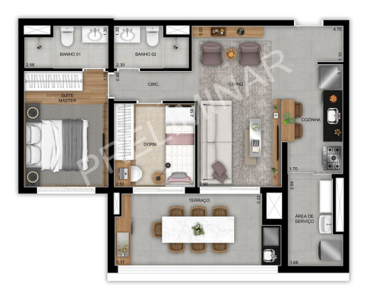 Imagem Apartamento com 3 Quartos à Venda, 132 m² em Jardim Prudência - São Paulo Imagem Apartamento com 3 Quartos à Venda, 132 m² em Jardim Prudência - São Paulo