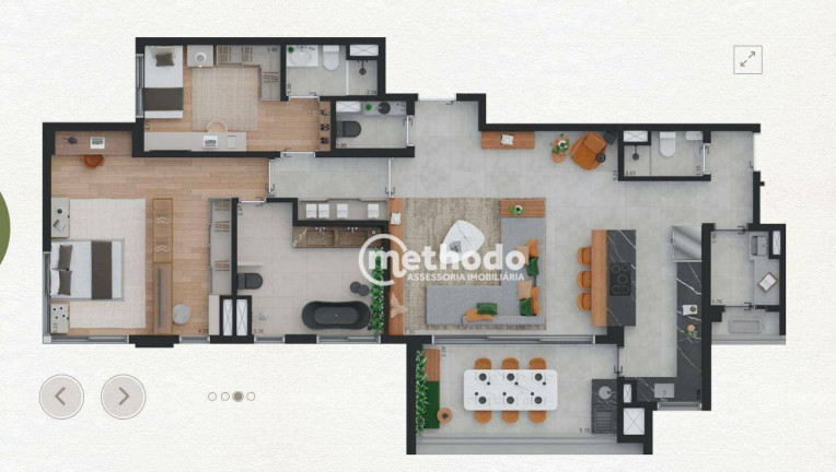 Imagem Apartamento com 3 Quartos à Venda, 139 m² em Cambuí - Campinas