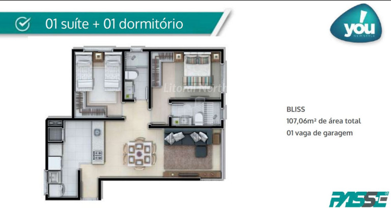 Imagem Apartamento com 2 Quartos à Venda, 71 m² em Fazenda - Itajaí Imagem Apartamento com 2 Quartos à Venda, 71 m² em Fazenda - Itajaí