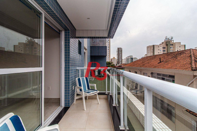 Imagem Apartamento com 1 Quarto para Alugar, 52 m² em Aparecida - Santos