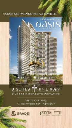 Apartamento com 3 Quartos à Venda, 114 m² em Alphagran Alphaville - Barueri