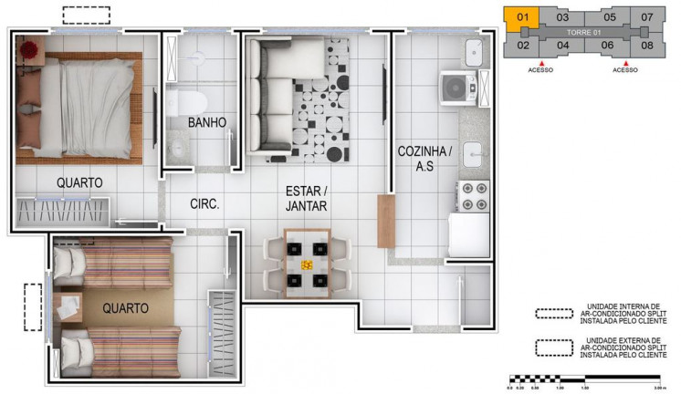 Imagem Apartamento com 2 Quartos à Venda, 43 m² em Vila Nossa Senhora Das Vitórias - Mauá Imagem Apartamento com 2 Quartos à Venda, 43 m² em Vila Nossa Senhora Das Vitórias - Mauá