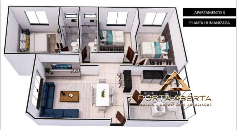 Imagem Apartamento com 3 Quartos à Venda, 80 m² em Residencial Bethânia - Santana Do Paraíso Imagem Apartamento com 3 Quartos à Venda, 80 m² em Residencial Bethânia - Santana Do Paraíso