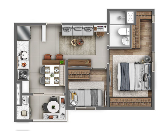 Imagem Cobertura com 3 Quartos à Venda, 70 m² em Vila Carmosina - São Paulo