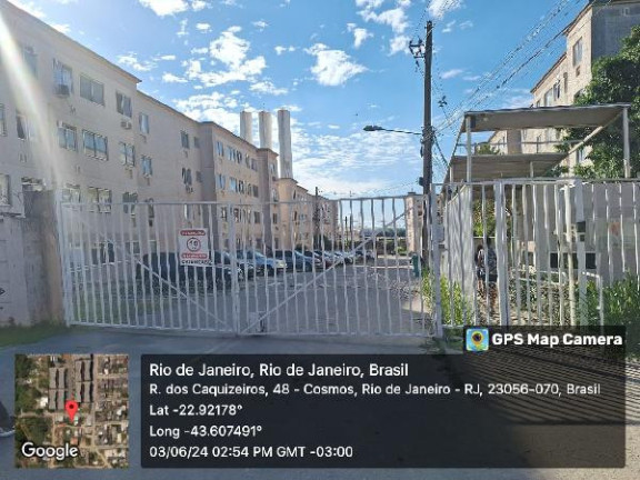 Apartamento com 2 Quartos à Venda, 43 m² em Cosmos - Rio De Janeiro