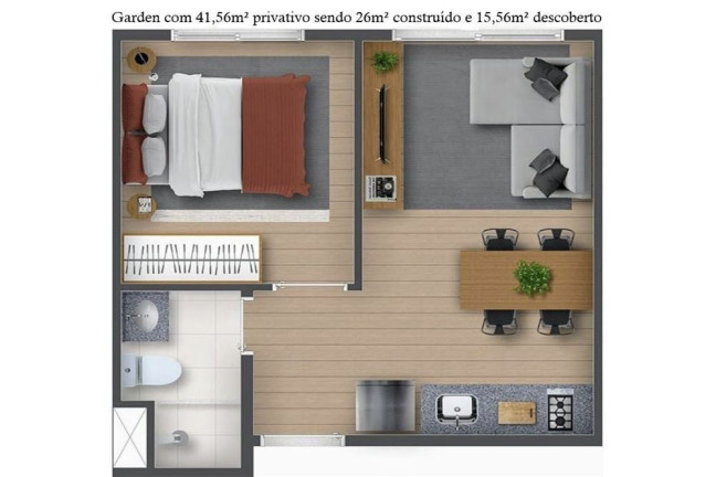 Imagem Apartamento com 1 Quarto à Venda, 42 m² em Bela Vista - São Paulo Imagem Apartamento com 1 Quarto à Venda, 42 m² em Bela Vista - São Paulo
