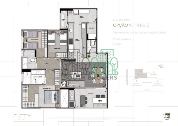 Imagem Apartamento com 3 Quartos à Venda, 131 m² em Cabral - Curitiba Imagem Apartamento com 3 Quartos à Venda, 131 m² em Cabral - Curitiba