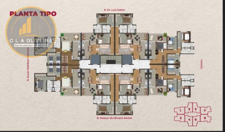Imagem Apartamento com 2 Quartos à Venda, em Condomínio Residencial Colinas Do Paratehy - São José Dos Campos Imagem Apartamento com 2 Quartos à Venda, em Condomínio Residencial Colinas Do Paratehy - São José Dos Campos