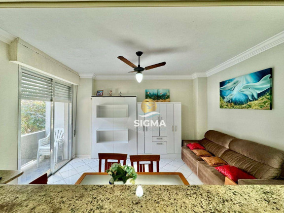 Apartamento com 1 Quarto à Venda, 58 m² em Pitangueiras - Guarujá