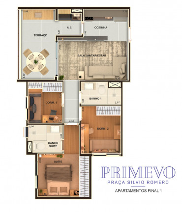 Imagem Apartamento com 1 Quarto à Venda, 56 m² em Tatuapé - São Paulo Imagem Apartamento com 1 Quarto à Venda, 56 m² em Tatuapé - São Paulo