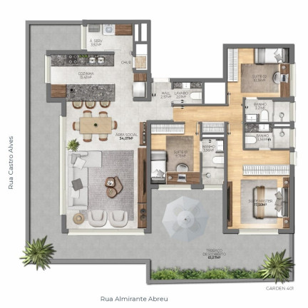 Imagem Apartamento com 3 Quartos à Venda, 135 m² em Moinhos De Vento - Porto Alegre