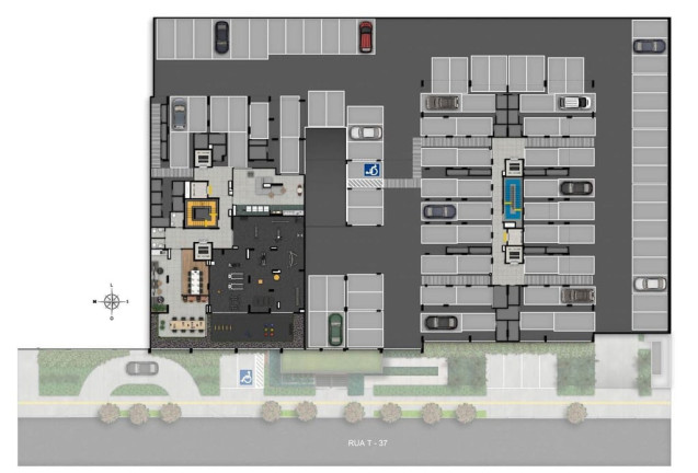 Imagem Apartamento com 3 Quartos à Venda, 76 m² em Setor Bueno - Goiânia