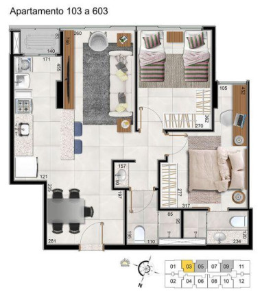 Imagem Apartamento com 2 Quartos à Venda, 69 m² em Sobradinho - Brasilia