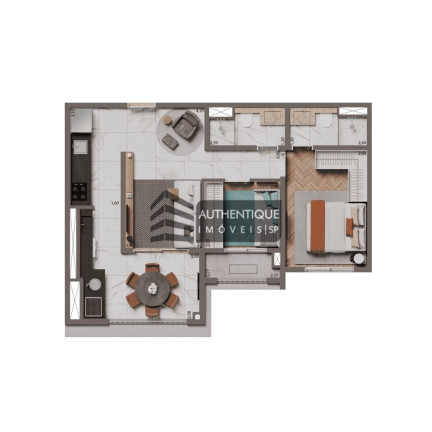 Imagem Apartamento com 2 Quartos à Venda, 74 m² em Brooklin - São Paulo Imagem Apartamento com 2 Quartos à Venda, 74 m² em Brooklin - São Paulo