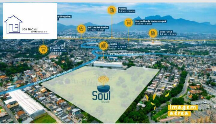 Imagem Apartamento com 2 Quartos à Venda, 42 m² em Taquara - Rio De Janeiro
