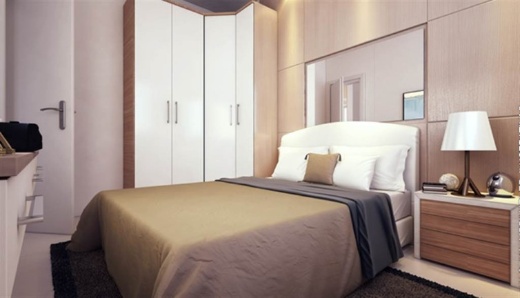 Apartamento com 2 Quartos à Venda, 46 m² em Parque São Vicente - São Vicente