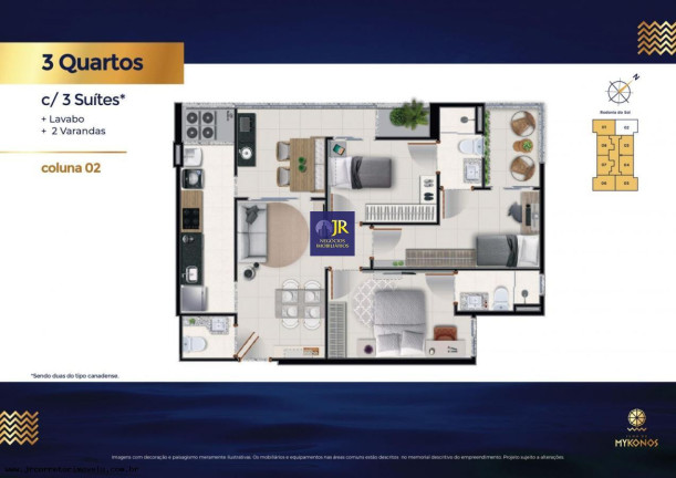 Imagem Apartamento com 2 Quartos à Venda, 60 m² em Jockey De Itaparica - Vila Velha Imagem Apartamento com 2 Quartos à Venda, 60 m² em Jockey De Itaparica - Vila Velha