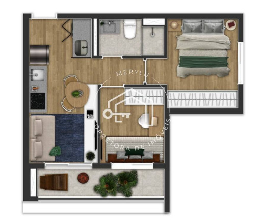 Imagem Apartamento com 2 Quartos à Venda, 39 m² em Pinheiros - São Paulo