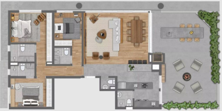 Imagem Apartamento com 3 Quartos à Venda, 200 m² em Petrópolis - Porto Alegre