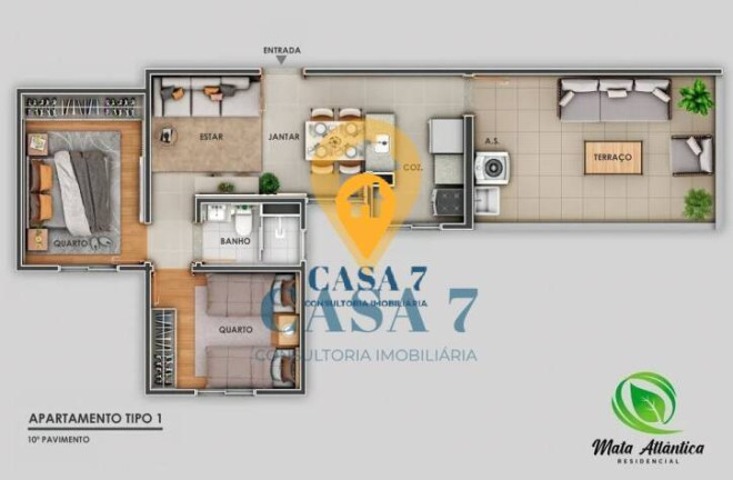 Imagem Apartamento com 2 Quartos à Venda, 80 m² em Carlos Prates - Belo Horizonte