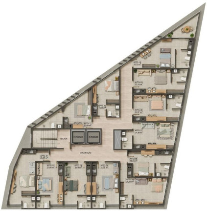 Imagem Apartamento com 1 Quarto à Venda, 23 m² em Jardim Oceania - João Pessoa