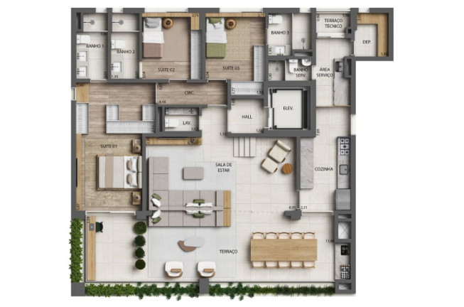 Imagem Cobertura com 3 Quartos à Venda, 354 m² em Moema - São Paulo