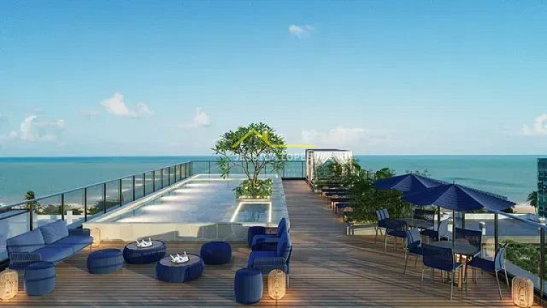 Imagem Flat com 1 Quarto à Venda, 17 m² em Cabo Branco - João Pessoa