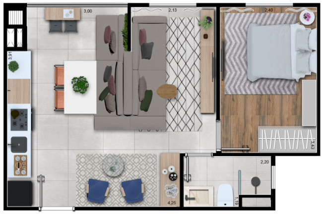 Imagem Apartamento com 2 Quartos à Venda, 41 m² em Morumbi - São Paulo Imagem Apartamento com 2 Quartos à Venda, 41 m² em Morumbi - São Paulo