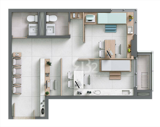 Sala Comercial à Venda, 35 m² em Centro - Campinas