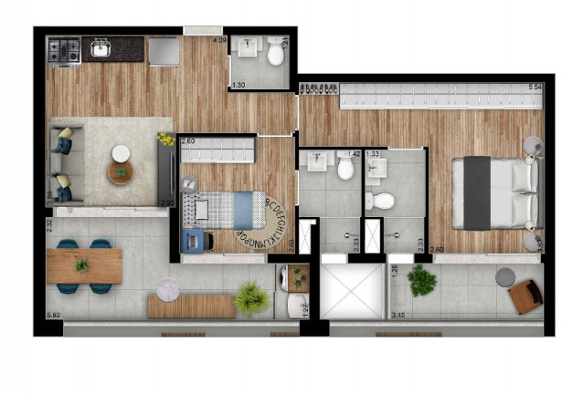Imagem Apartamento com 2 Quartos à Venda, 69 m² em Perdizes - São Paulo