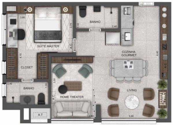 Imagem Apartamento com 2 Quartos à Venda, 62 m² em Perdizes - São Paulo Imagem Apartamento com 2 Quartos à Venda, 62 m² em Perdizes - São Paulo