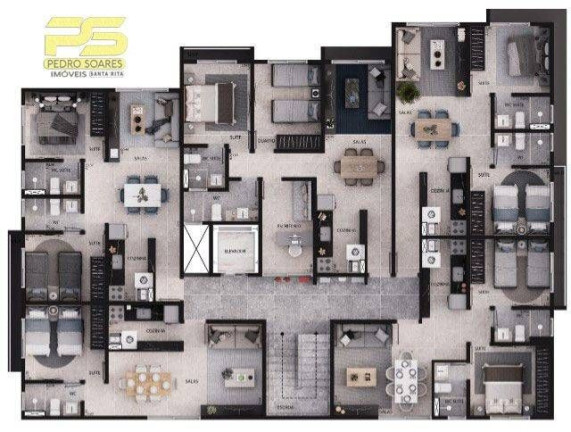 Imagem Apartamento com 2 Quartos à Venda, 48 m² em Jaguaribe - João Pessoa