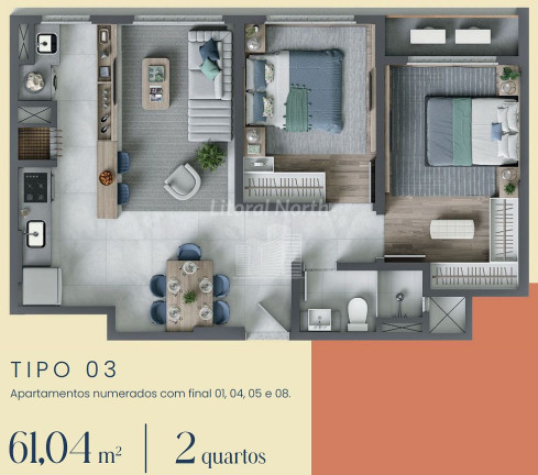 Imagem Apartamento com 2 Quartos à Venda, 68 m² em São João - Itajaí Imagem Apartamento com 2 Quartos à Venda, 68 m² em São João - Itajaí