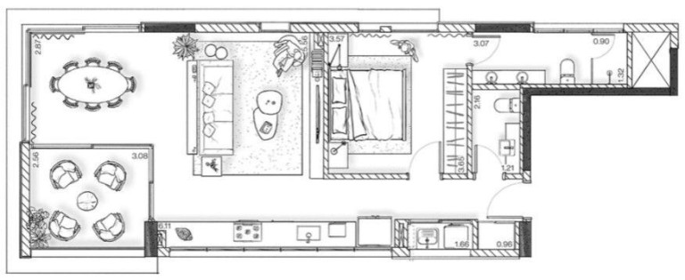 Imagem Apartamento com 1 Quarto à Venda, 78 m² em Itaim Bibi - São Paulo