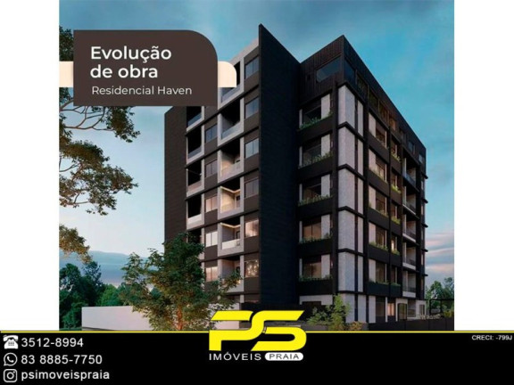 Imagem Apartamento com 2 Quartos à Venda, 54 m² em Portal Do Sol - João Pessoa